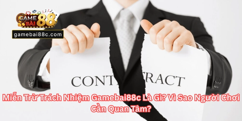 Miễn Trừ Trách Nhiệm